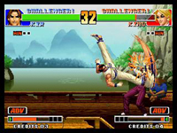 une photo d'Ã©cran de The King of Fighters 98 sur SNK Neo Geo